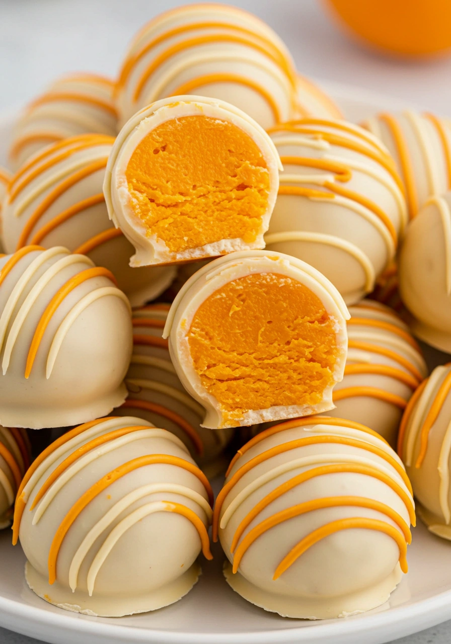 Orange Creamsicle Truffles - secondary view
